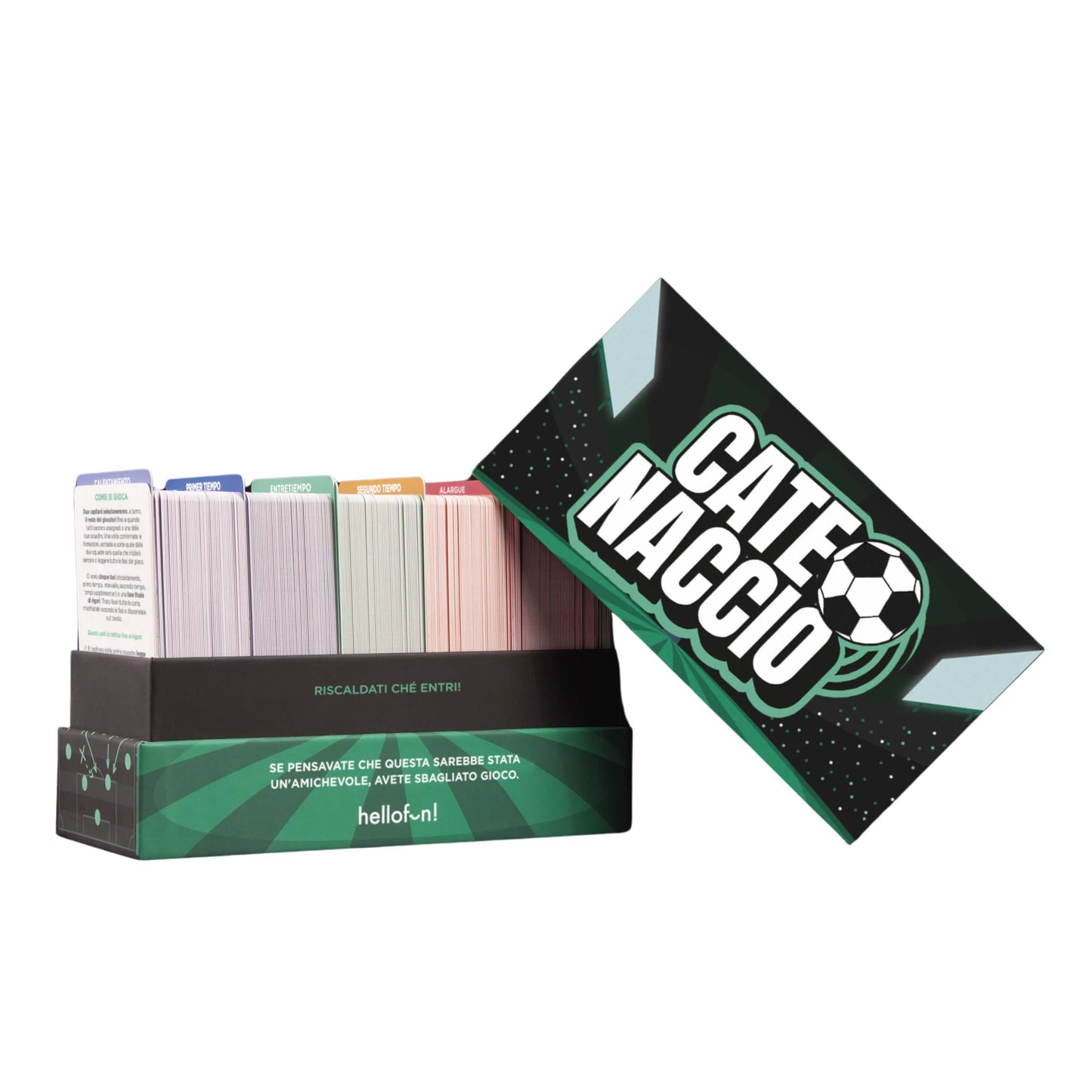 Hellofun Catenaccio gioco di carte calcio quiz sfide
