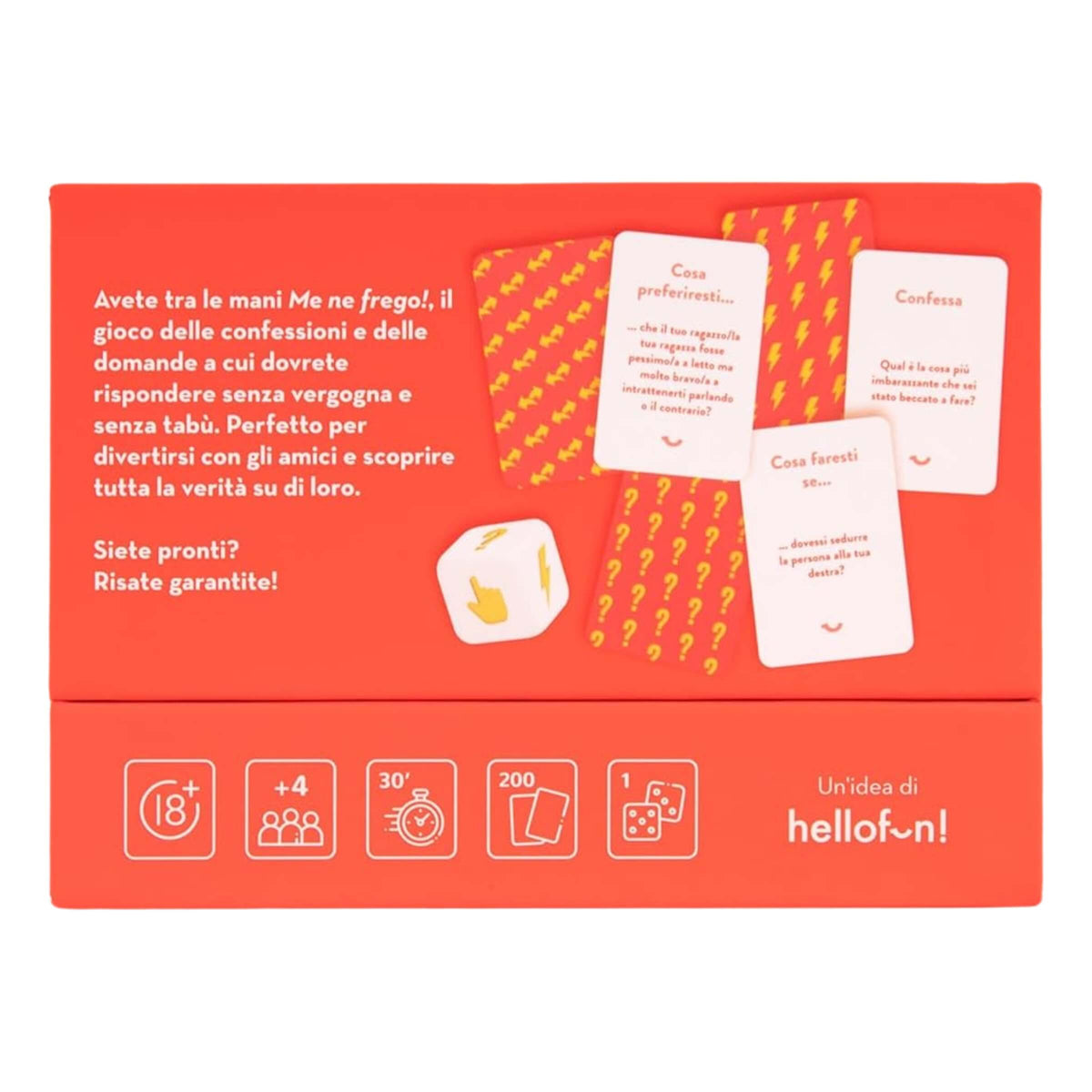 GIOCO DI CARTE HELLOFUN ME NE FREGO