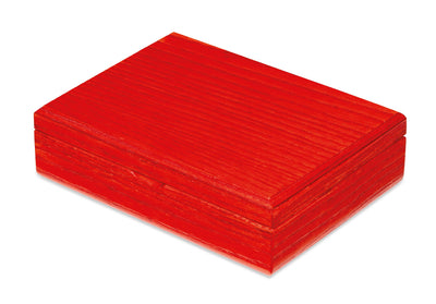 DAL NEGRO PORTA CARTE IN FRASSINO A 2 MAZZI ROSSO - VUOTO - 003415