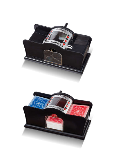 Mescolatore manuale in plastica Dal Negro per due mazzi da poker