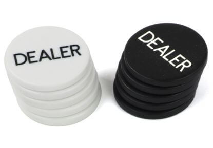 DAL NEGRO DEALER BIANCHI E NERI TEXAS HOLD'EM  (10PZ)