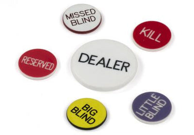 DAL NEGRO DEALER SET TEXAS HOLD'EM  (6PZ)
