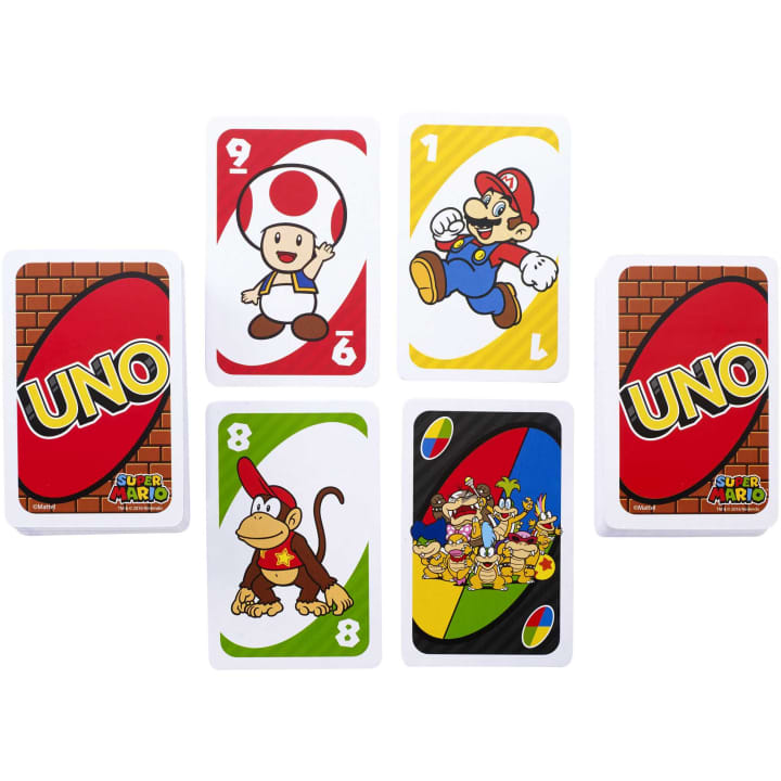 GIOCO UNO MATTEL SUPER MARIO