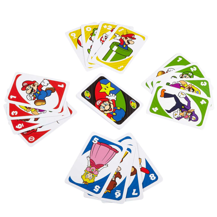 GIOCO UNO MATTEL SUPER MARIO
