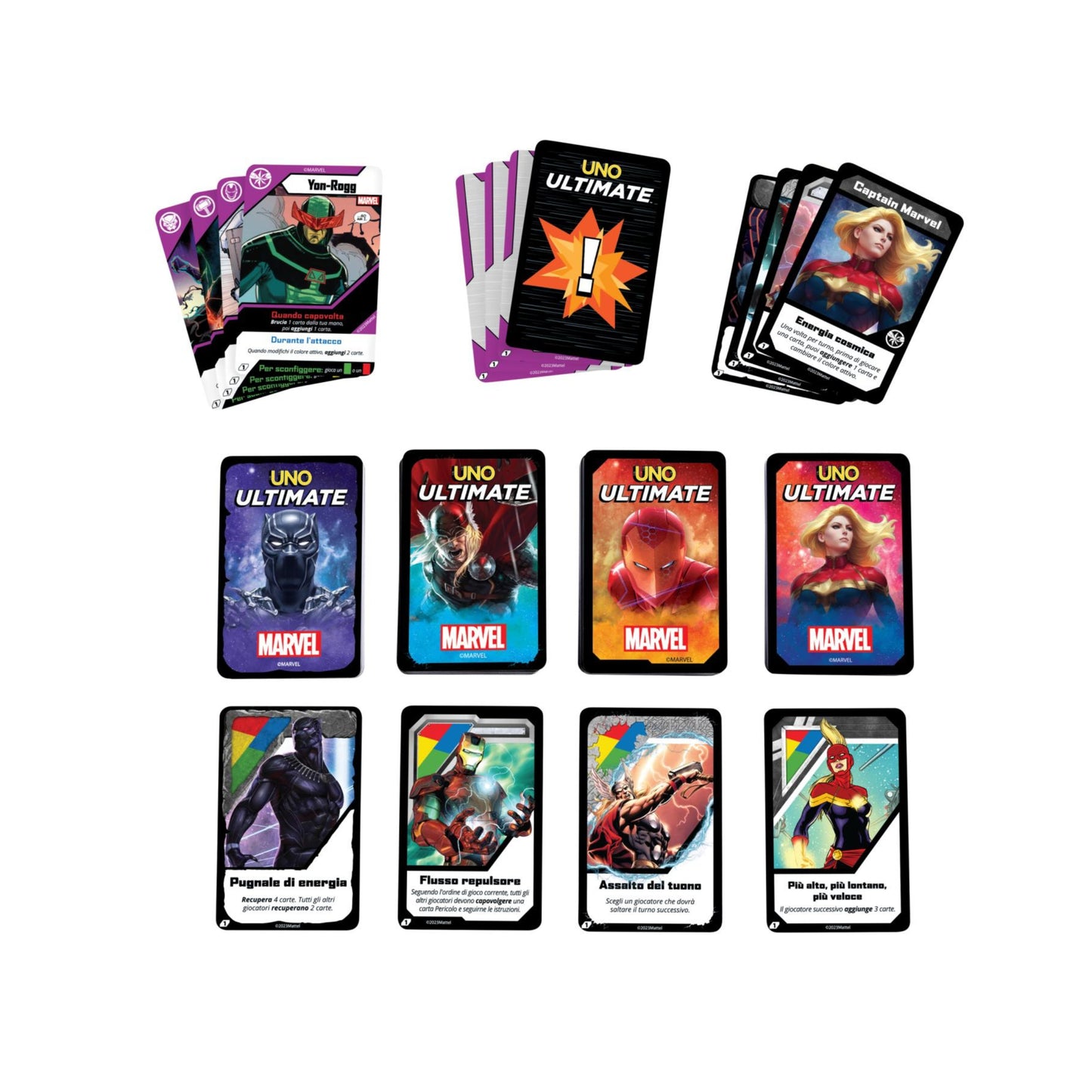 GIOCO UNO MATTEL ULTIMATE MARVEL