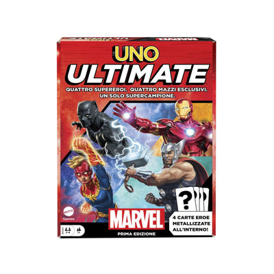 UNO Ultimate Marvel gioco di carte supereroi con poteri speciali