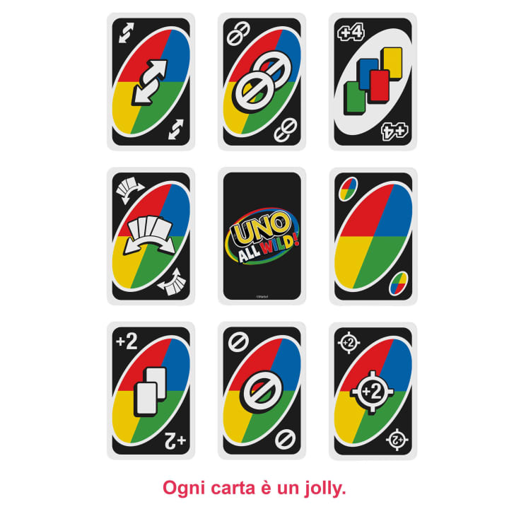 GIOCO UNO MATTEL ALL WILD