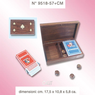 9518-57 CM - RAMINO MODIANO 2 MAZZI + CUSTODIA LEGNO