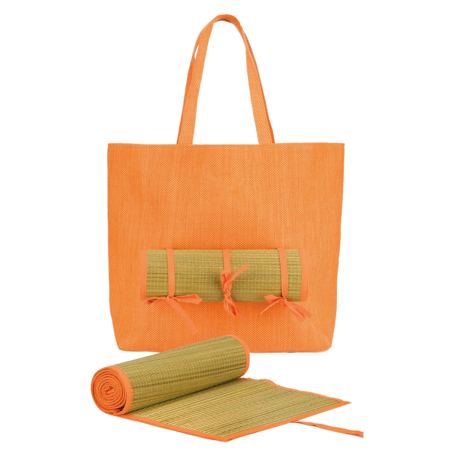 BORSA MARE ARANCIONE CON STUOIA