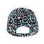Dettaglio pattern animalier cappello baseball Jungle Emanuela Biffoli cotone azzurro