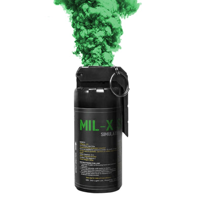 Fumogeno Enola Gaye MIL X Military Smoke Grenade stile militare colore verde