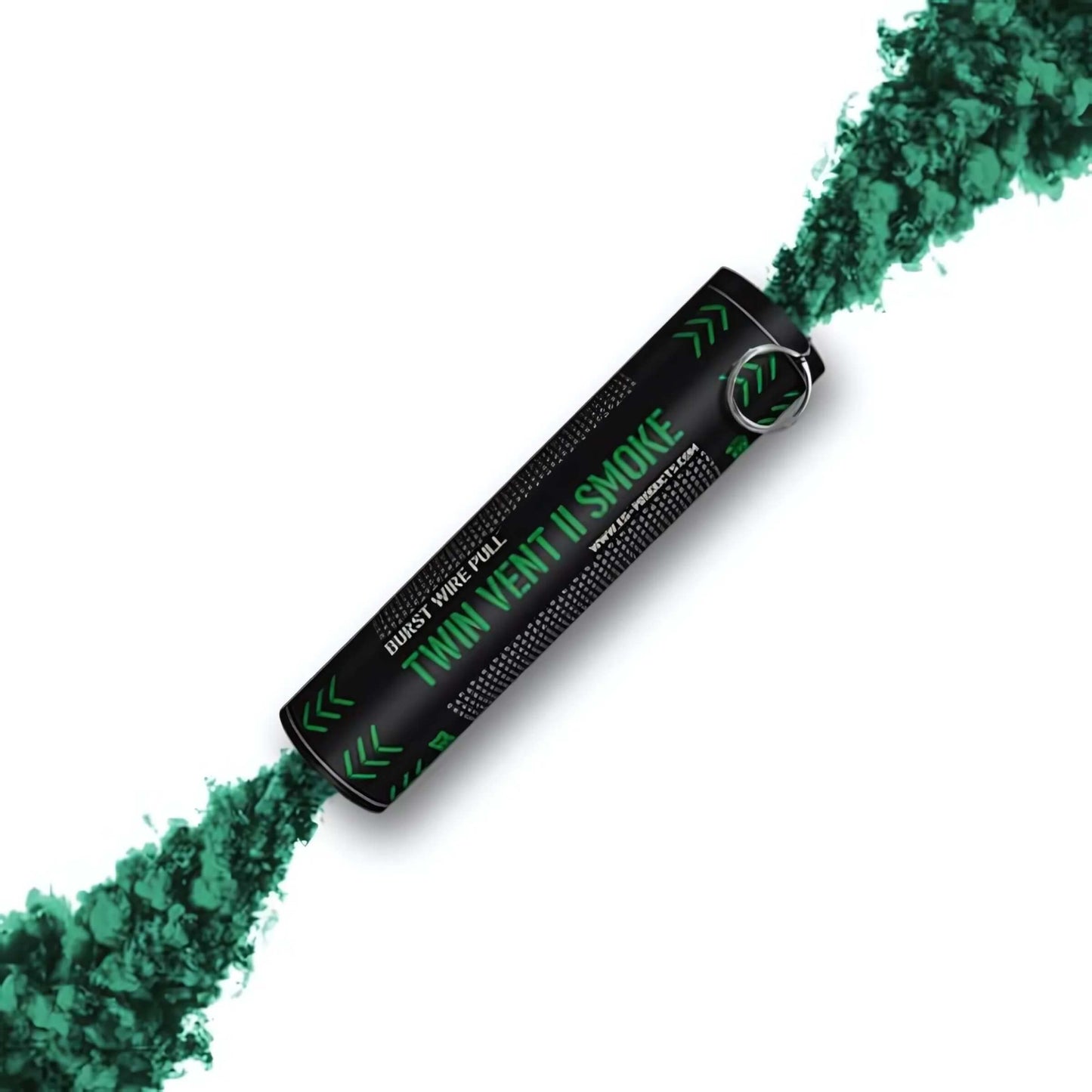 FUMOGENO ENOLA GAYE - TWIN VENT II Wire Pull Smoke Grenade - VERDE