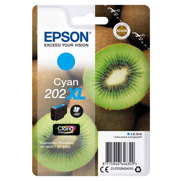 Epson - Cartuccia ink - 202XL - Ciano - C13T02H24010 - 8,5ml