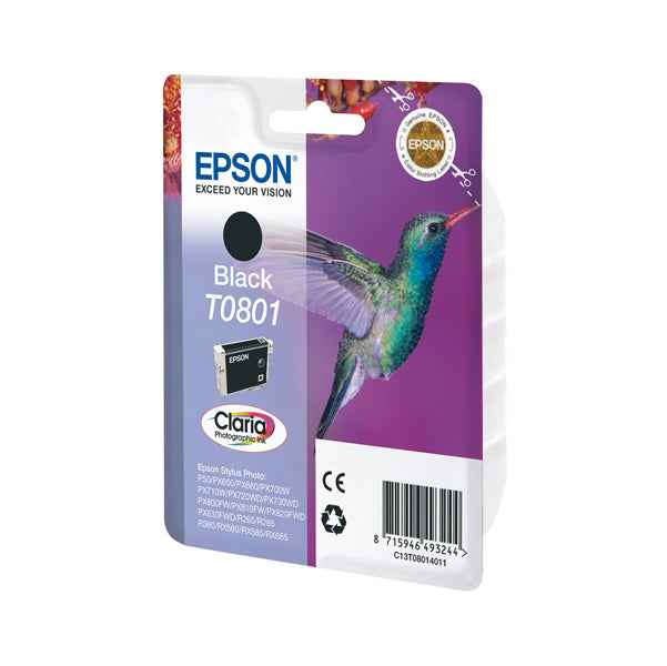 Epson - Cartuccia ink - Nero Photo - T0801 - C13T08014011 - 7,4ml