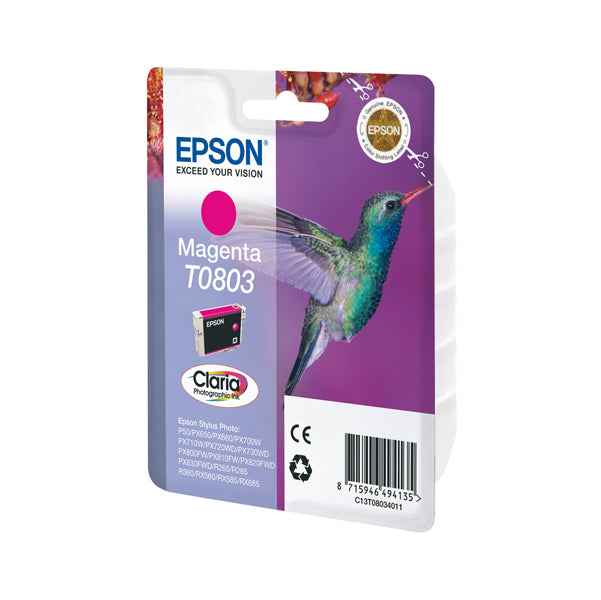 Epson - Cartuccia ink - Magenta Photo - T0803 - C13T08034011  - 7,4ml