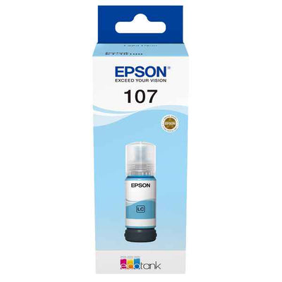 Epson - Cartuccia EcoTank 107 - Ciano Chiaro - C13T09B540