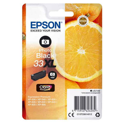 Epson - Cartuccia ink - 33XL - Nero Photo - C13T33614012 - 8,1ml