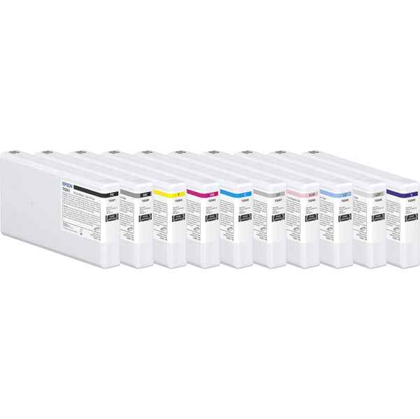 Epson - Cartuccia per UltraChrome XD3 T55W7 - Grigio - C13T55W700 - 200ml