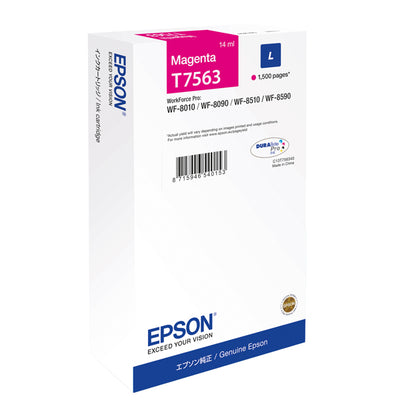 Epson - Tanica - Magenta - T7563 - C13T75634N  - 14ml