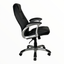 Powerlan Edison Poltrona da Ufficio Ergonomica in Ecopelle Nera