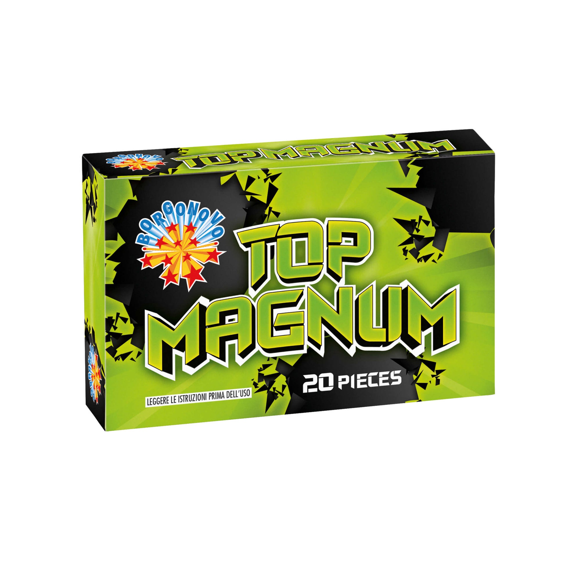 Top Magnum Borgonovo F2 con tubetto rigido, petardo a colpo secco