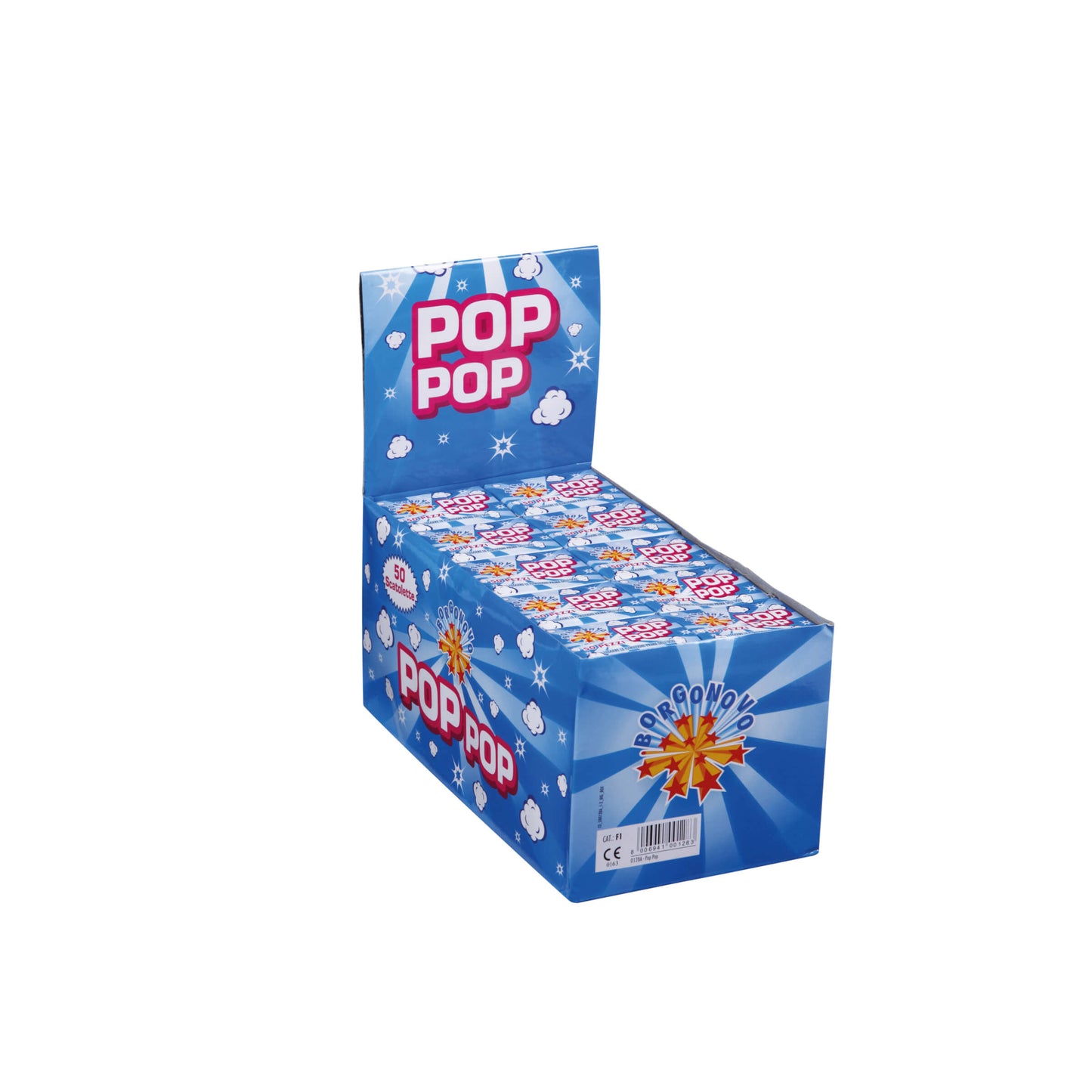 0128A - POP POP BORGONOVO (1CFx50PZ) MASSA ATTIVA 0,0005 gr CAT.EU F1