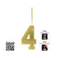 0215N4 - CANDELA MAGIC NUMBER NUMERO 4 -  MASSA ATTIVA 0,17 gr CAT.EU F1