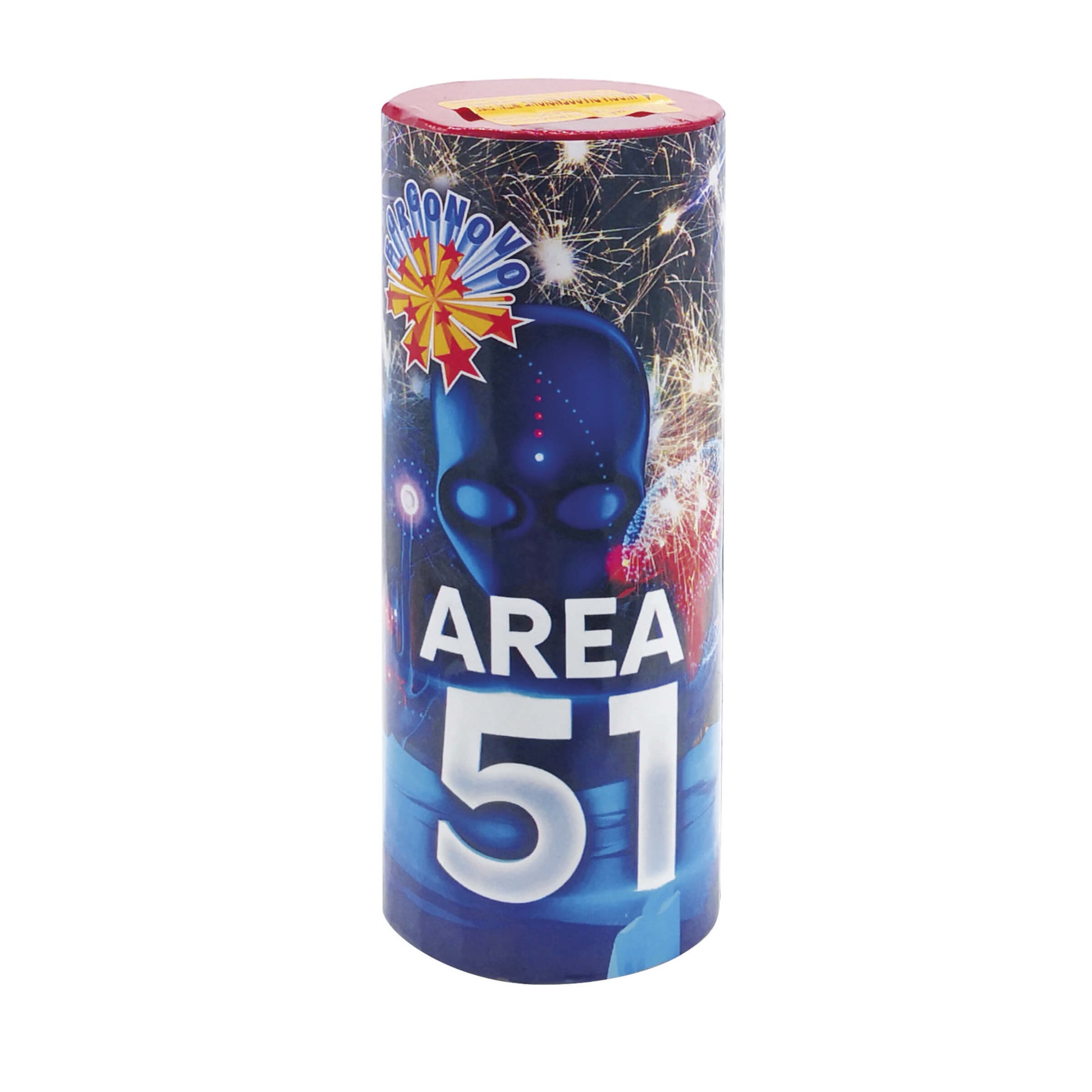 Fontana Area 51 Borgonovo F2, batteria di 5 fontane con effetti colorati assortiti