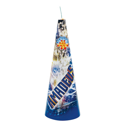 u. Borgonovo Amadeus Fontana Argento con Stelle Blu ed Effetto Cracker F2 NEC 245 g - 0293B