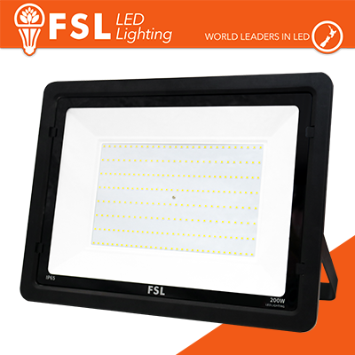Proiettore per esterni Nero 200W - IP65 115° 6500K