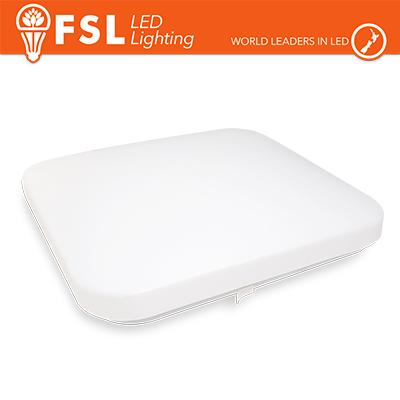 Plafoniera Quadrata LED IP20 25W 3000K 33x6