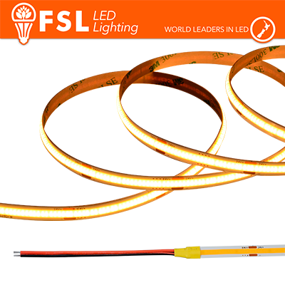 Striscia LED COB 5metri - IP20 3000K 24V 15W/m 1450lm/m CRI90