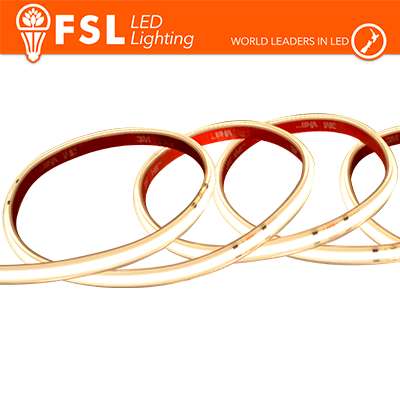 Striscia LED COB 5metri - IP65 4000K 24V 15W/m 1500lm/m CRI90