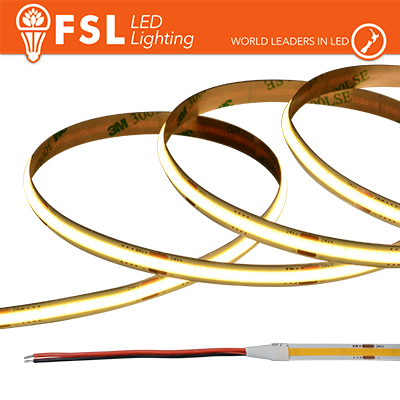 Striscia LED COB 5metri - IP20 4000K 24V 15W/m 1500lm/m CRI90