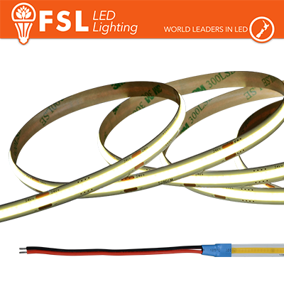 Striscia LED COB 5metri - IP20 6500K 24V 15W/m 1500lm/m CRI90