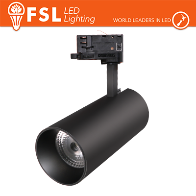 FSL Proiettore a Binario Trifase NERO - 3white 3000-4000-6500k