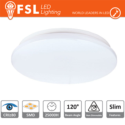 Plafoniera LED 18W 4000K 120° 33x5