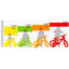 BICICLETTA CON 2 FRENI DISNEY LILO E STITCH BLU 14"