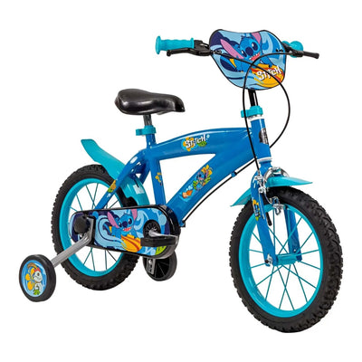 BICICLETTA CON 2 FRENI DISNEY LILO E STITCH BLU 14"