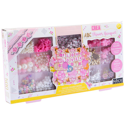 ABC 500 Perline Crea Flower Bouquet Set Collane e Bracciali a Tema Floreale - 87049