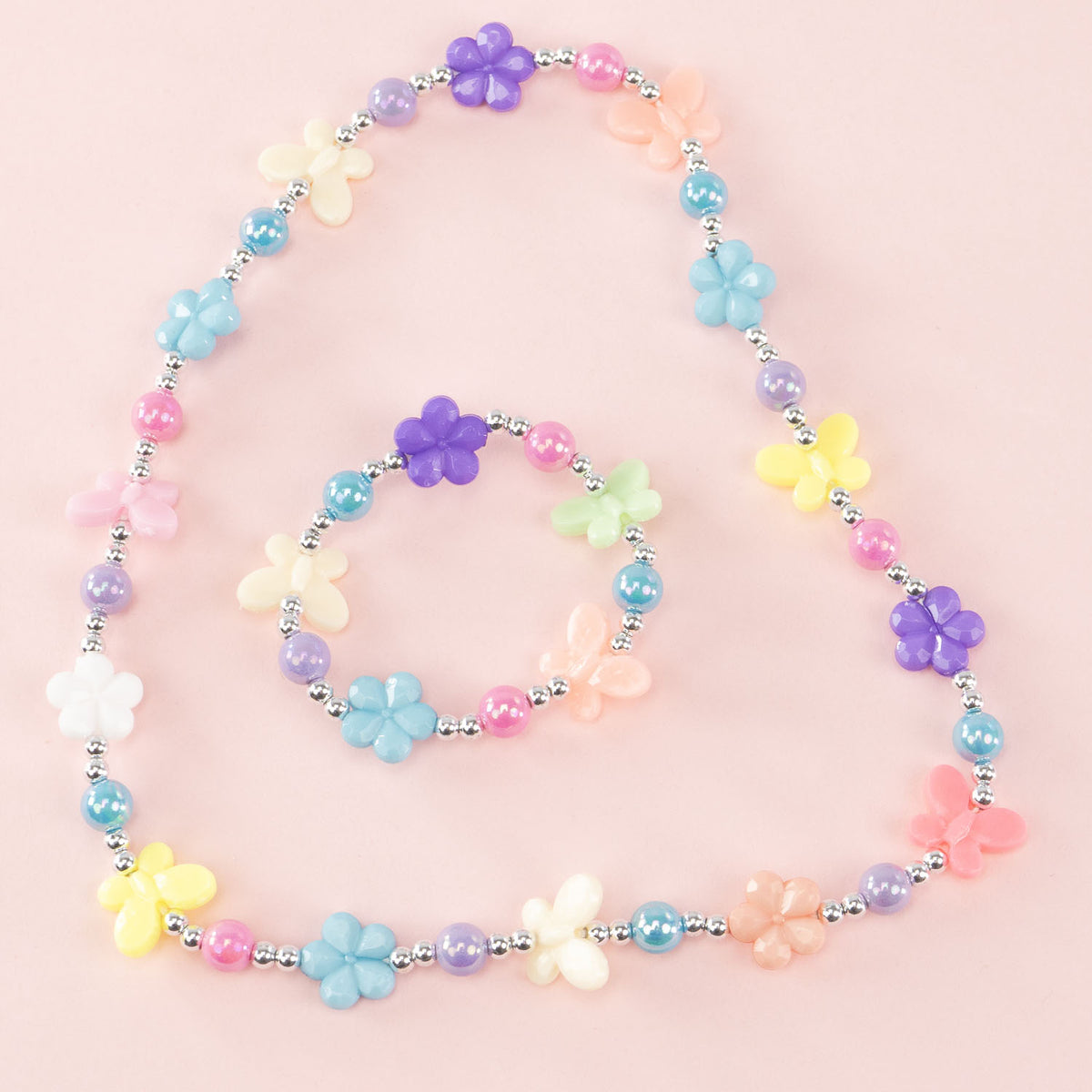 Nice Precious Set 2 Pezzi Collana e Bracciale Farfalle Bambine - 25129