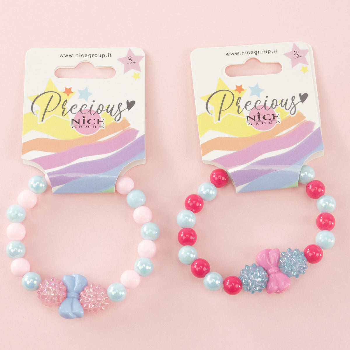 Nice Precious Bracciale Miss Beauty Perline e Fiocco - 25089