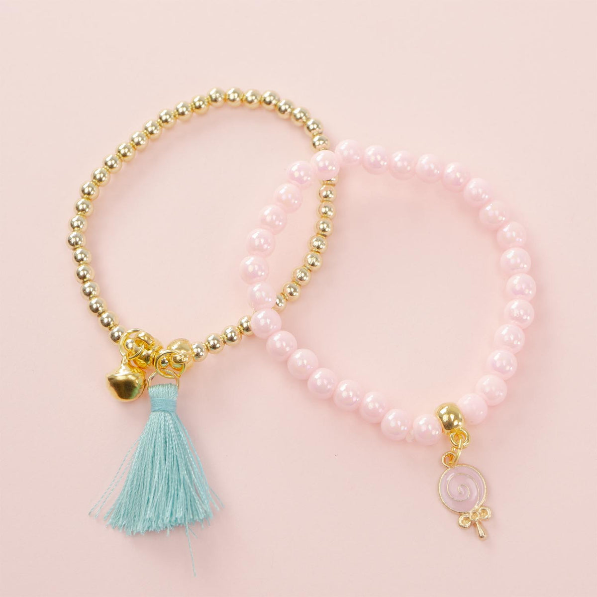 Nice Precious Set 2 Bracciali Pink and Cotton con Nappina - 25000