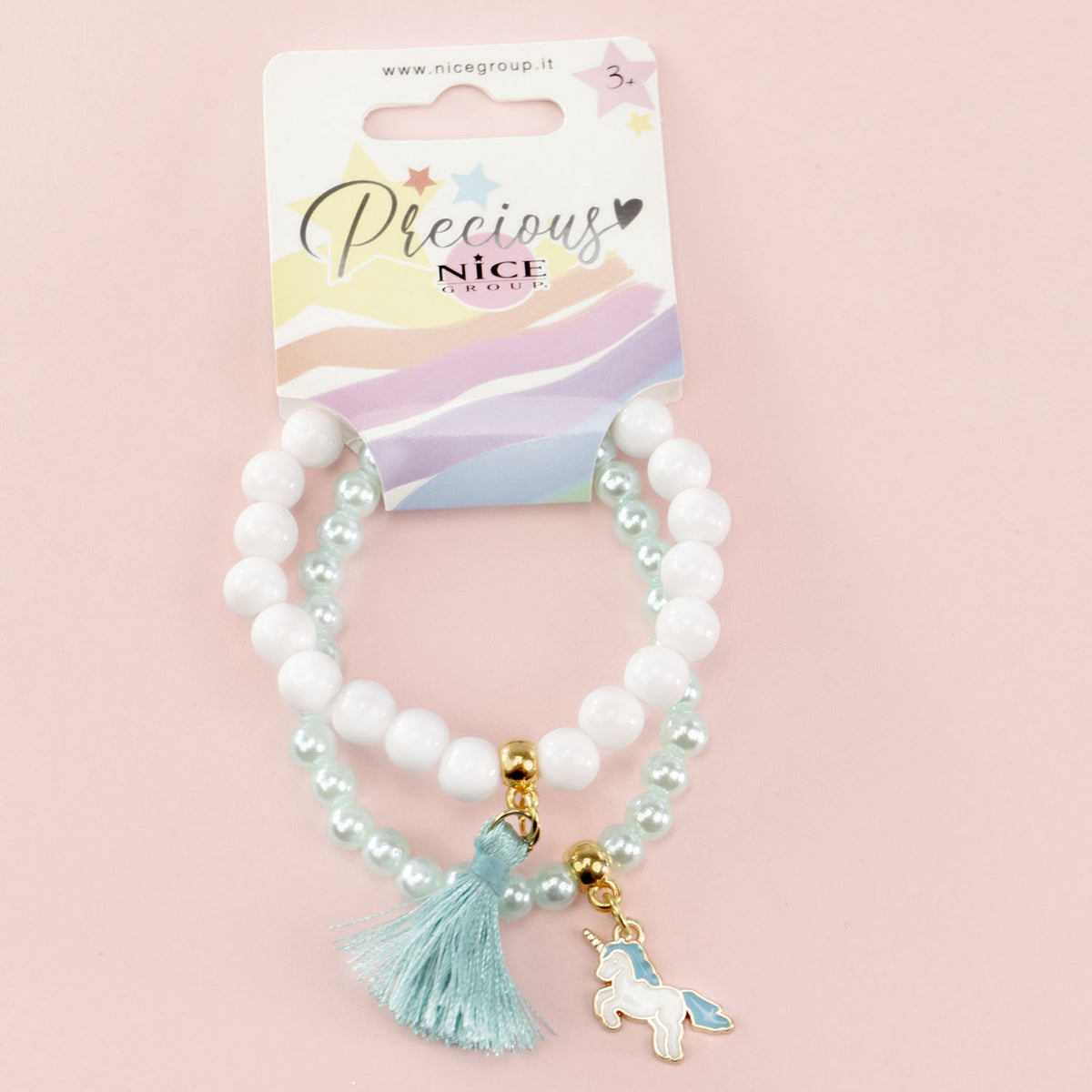 Nice Precious Set 2 Bracciali Pink and Cotton con Nappina - 25000