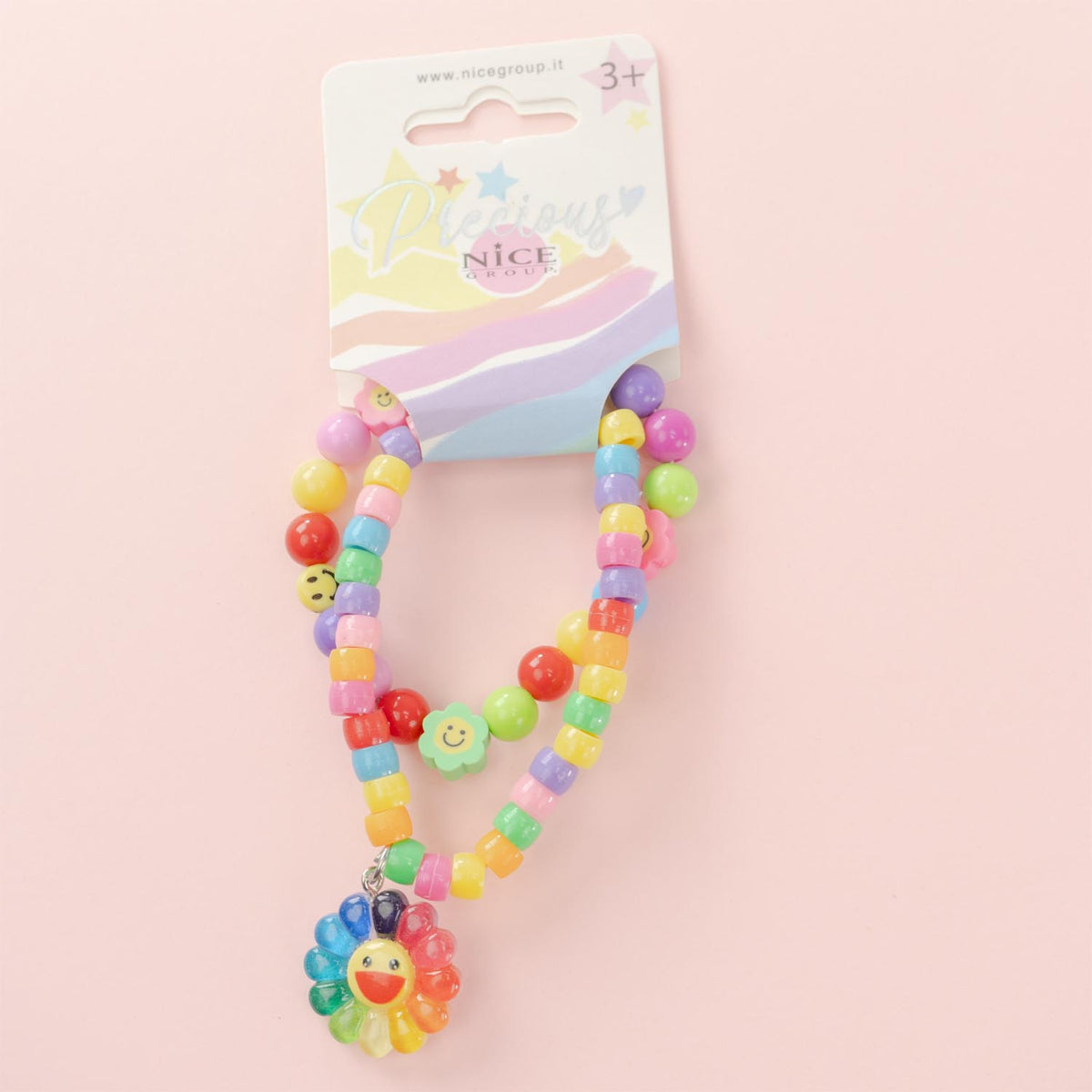 Nice Precious Set 2 Bracciali Flower Power Multicolore - 25003