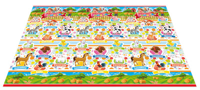 TAPPETO MAXI AMICI FATTORIA 200x150 cm SPESSORE 0,7 cm - 11151
