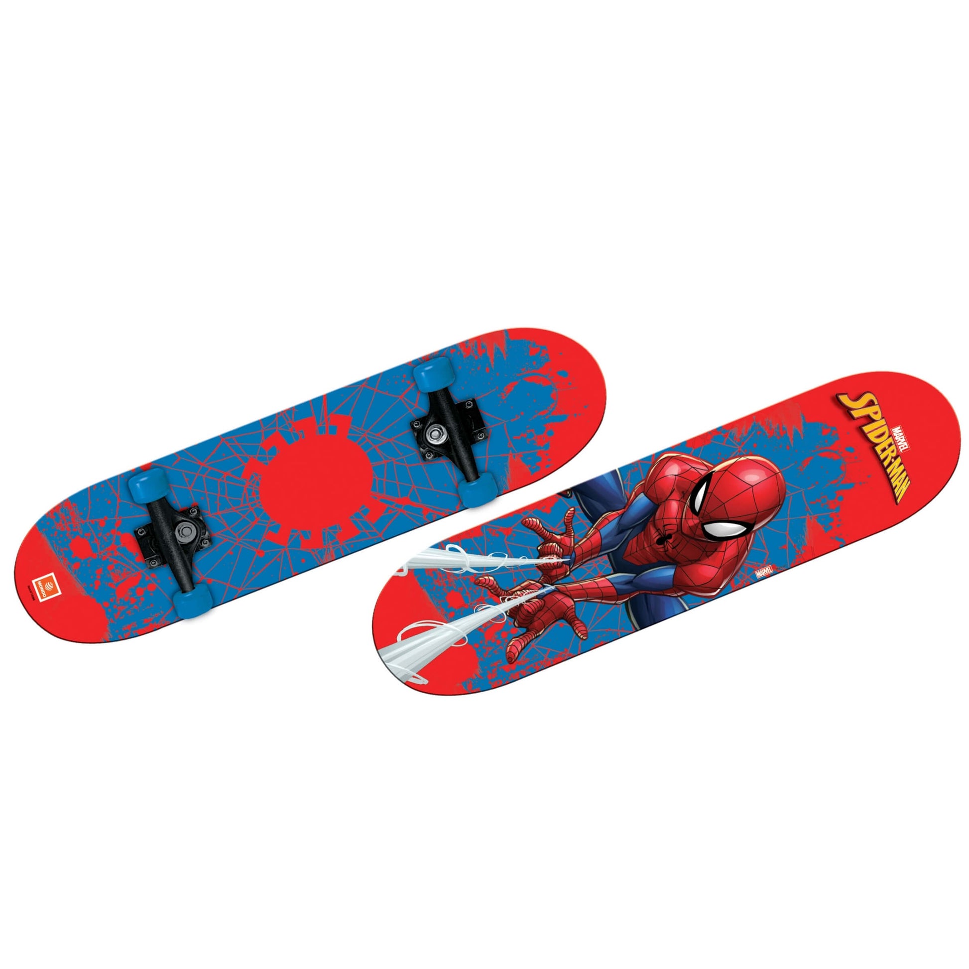 Skateboard Marvel Spiderman tavola 80x20cm con grafica ufficiale a tema supereroe