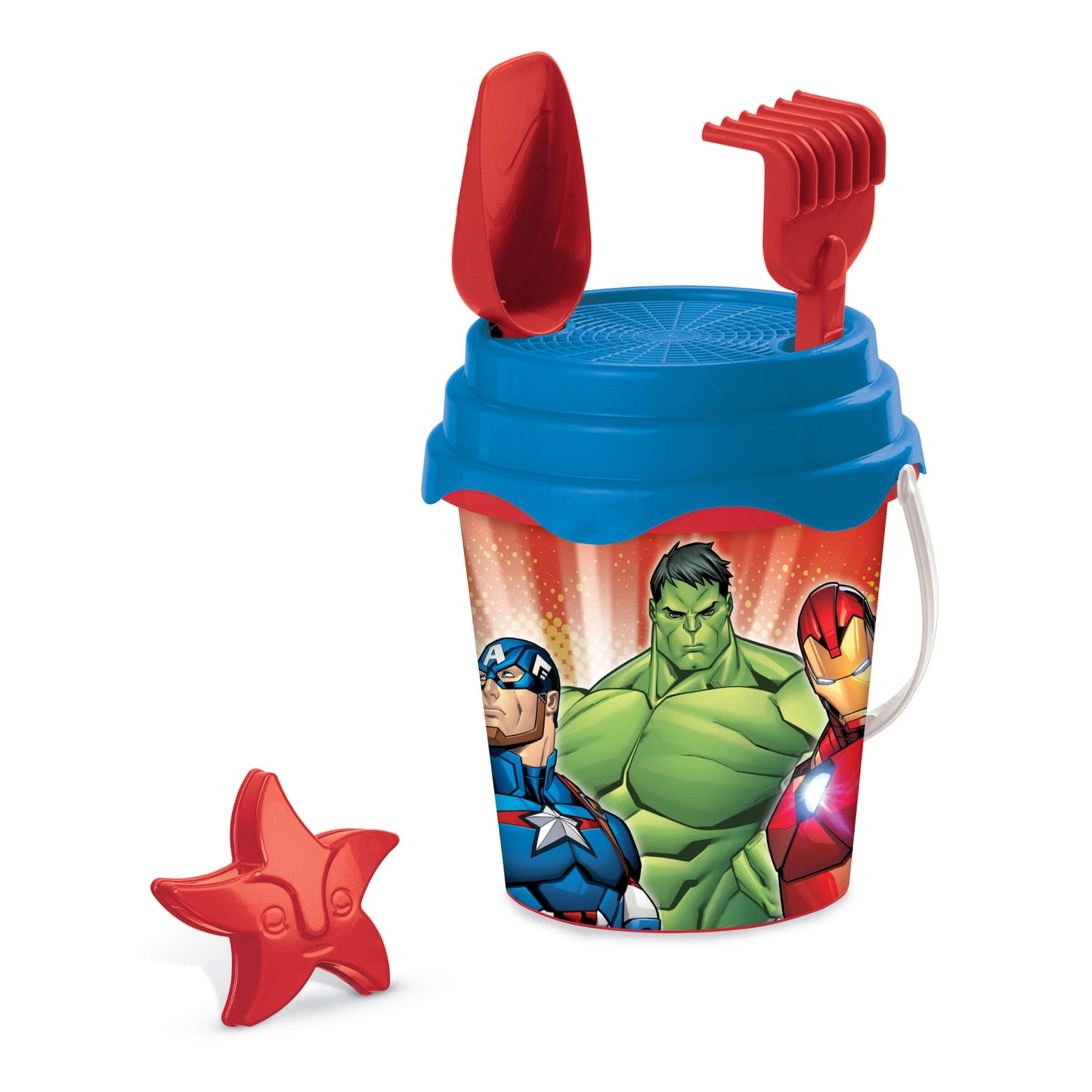 Set secchiello mare Marvel Avengers con innaffiatoio e accessori
