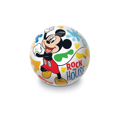 Pallone Mickey Mouse 14cm vista laterale colori vivaci Disney