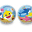 Mini pallone Baby Shark in gomma 14cm grafica ufficiale personaggi